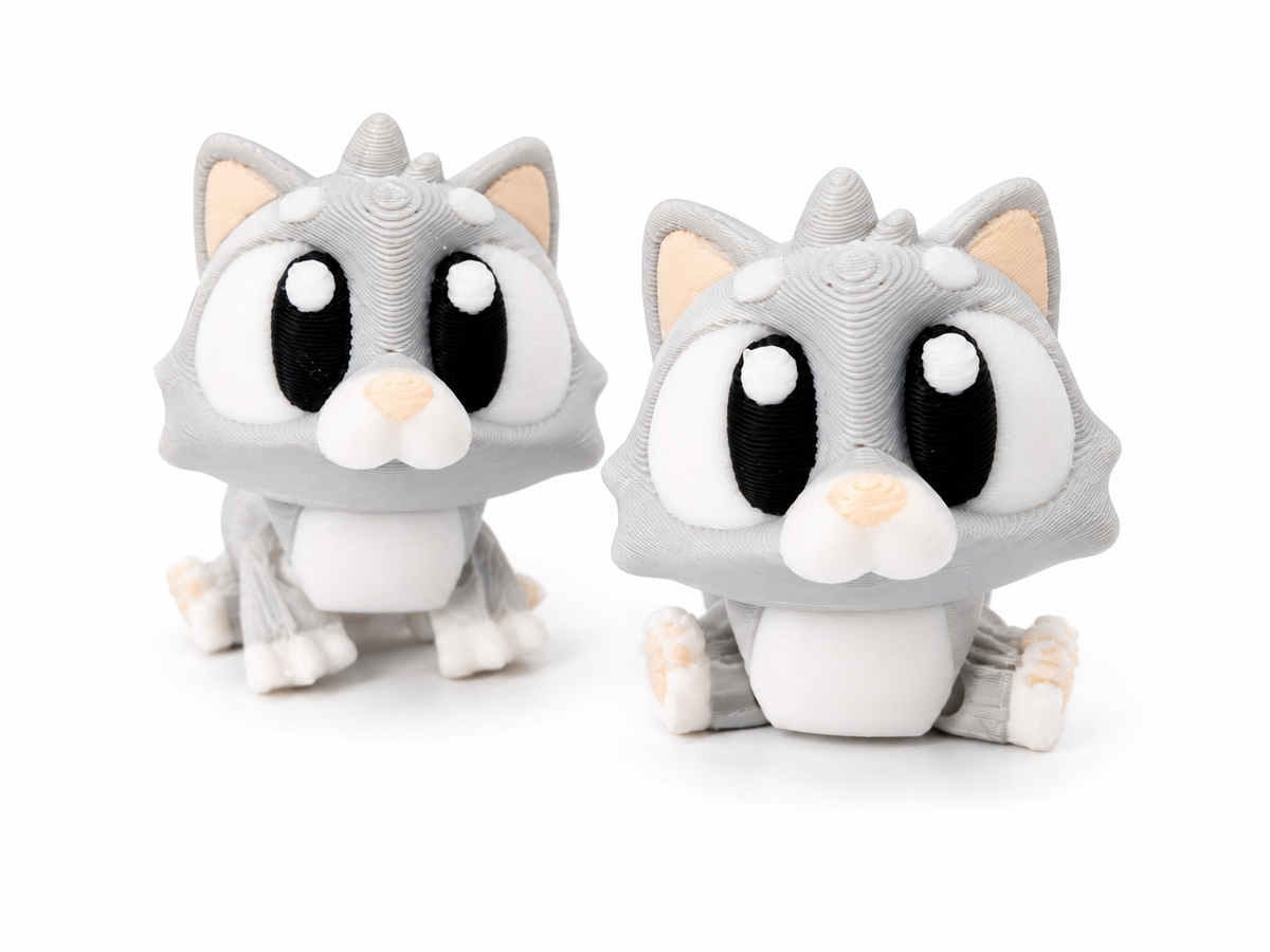 KIBBO Articulated Kitty – 3D Printed Collectible Toy