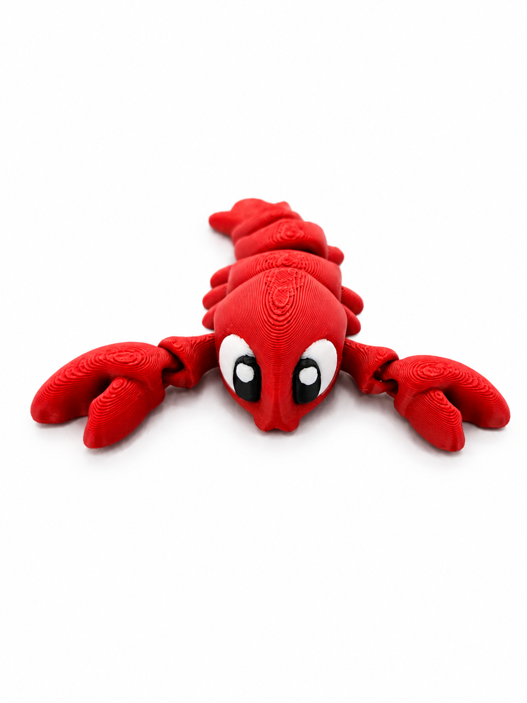 Articulated 3D Printed Lobster Toy | KIBBO Ruby Lobster