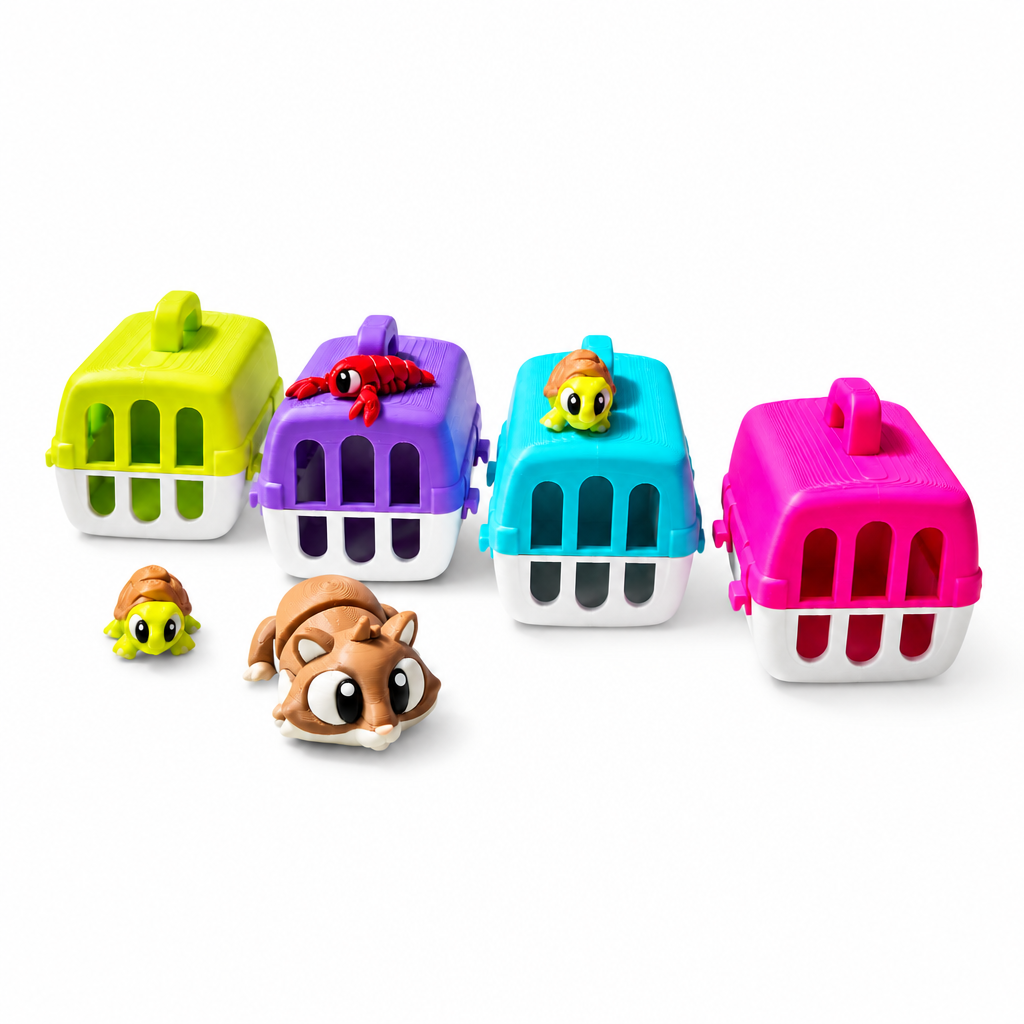KIBBO Critter Cage – Colourful Storage Case