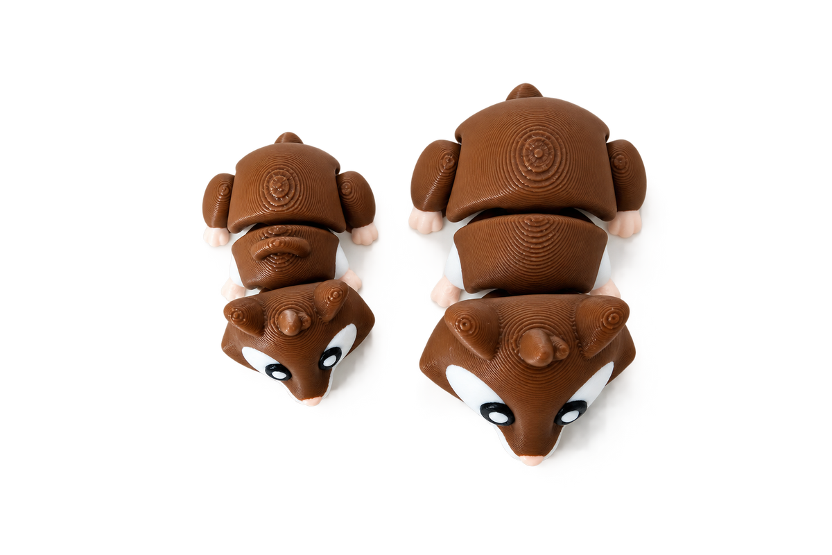 KIBBO Articulated Hamster – 3D Printed Collectible Toy