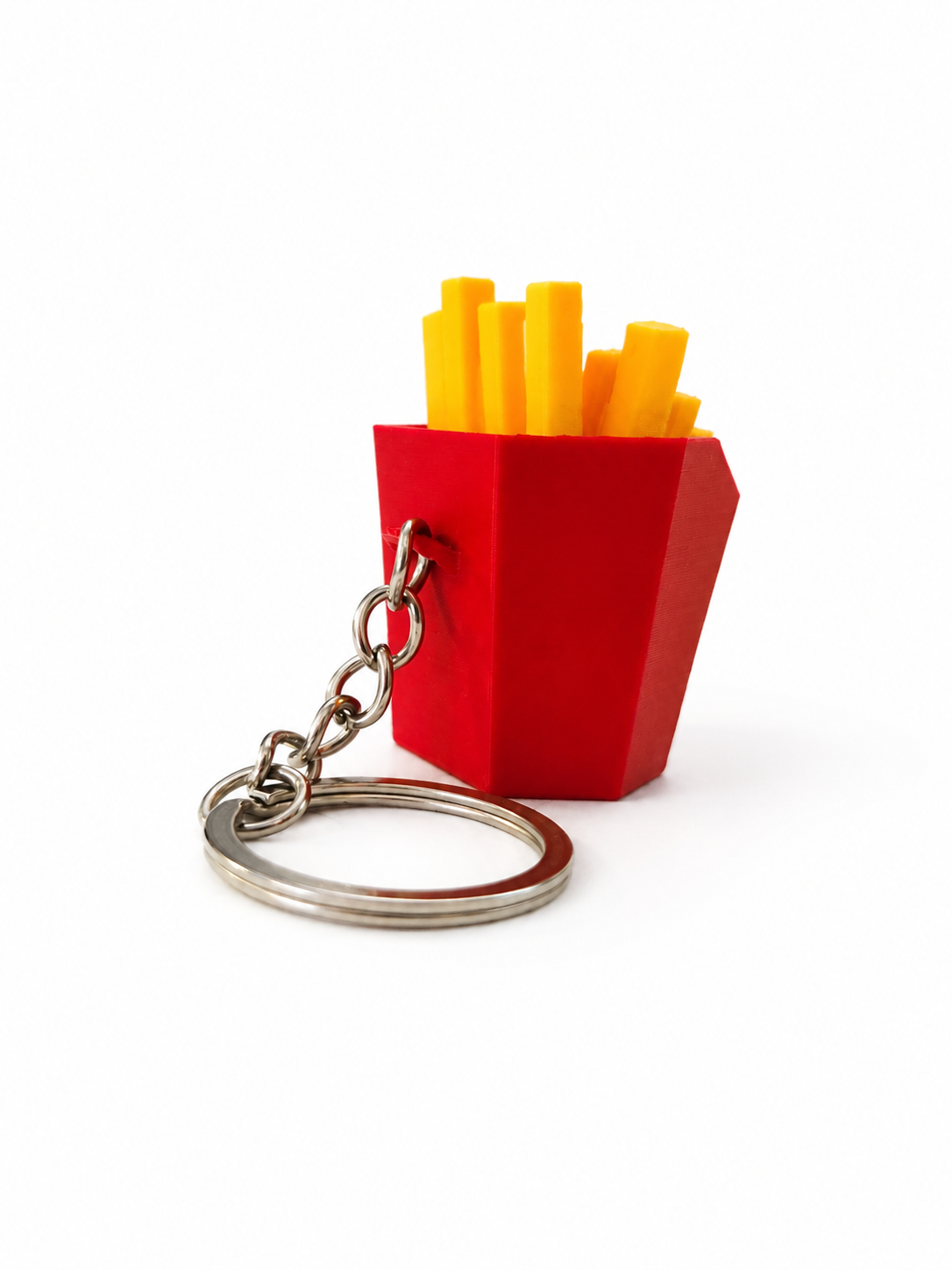 KIBBO Happy Fries Keychain – 3D Printed Collectible